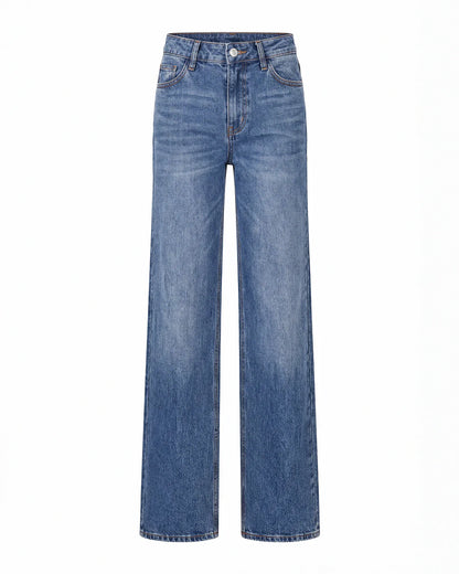 Novalia BBL Baggy Jeans - High Stretch Tummy Control Wide Leg Denim