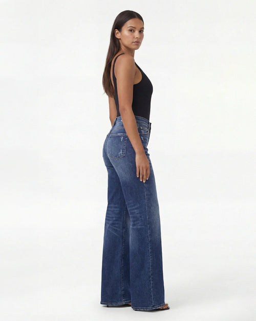 Novalia BBL Baggy Jeans - High Stretch Tummy Control Wide Leg Denim