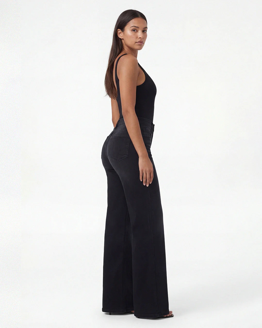 Novalia BBL Baggy Jeans - High Stretch Tummy Control Wide Leg Denim