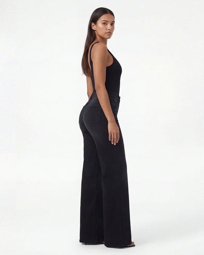 Novalia BBL Baggy Jeans - High Stretch Tummy Control Wide Leg Denim