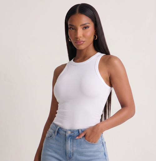 Rib Racerback Tank Top